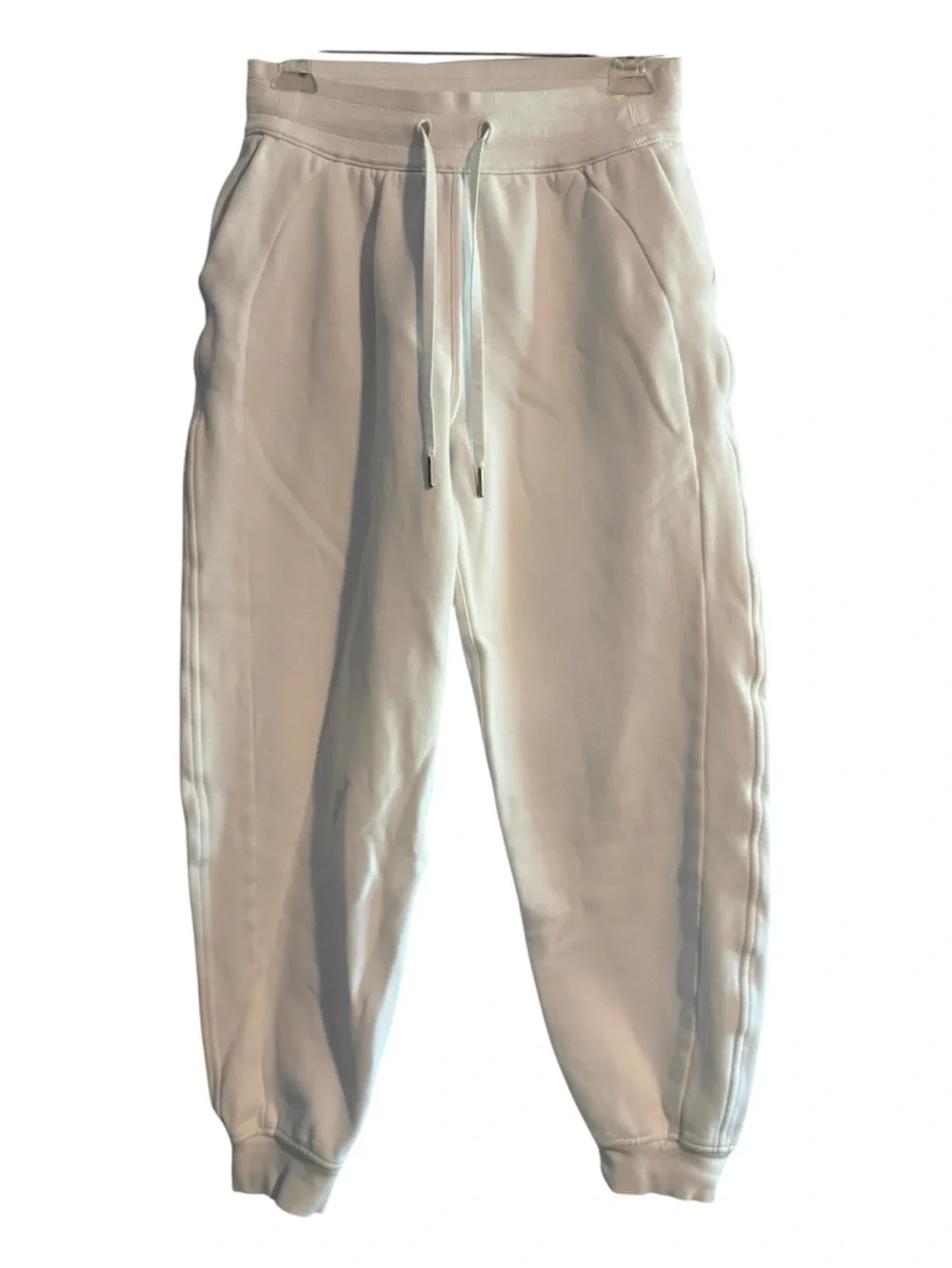 Lululemon Scuba High-Rise Cropped Jogger White Size 4